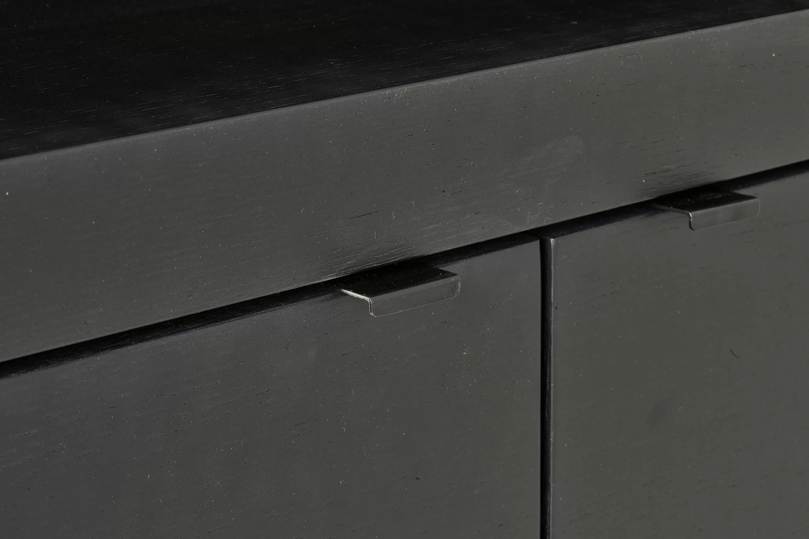 Flamant Bjorn, Buffet, Noir, 4 Portes, Avec Lumieres Led A Intensite Variable- Buffets