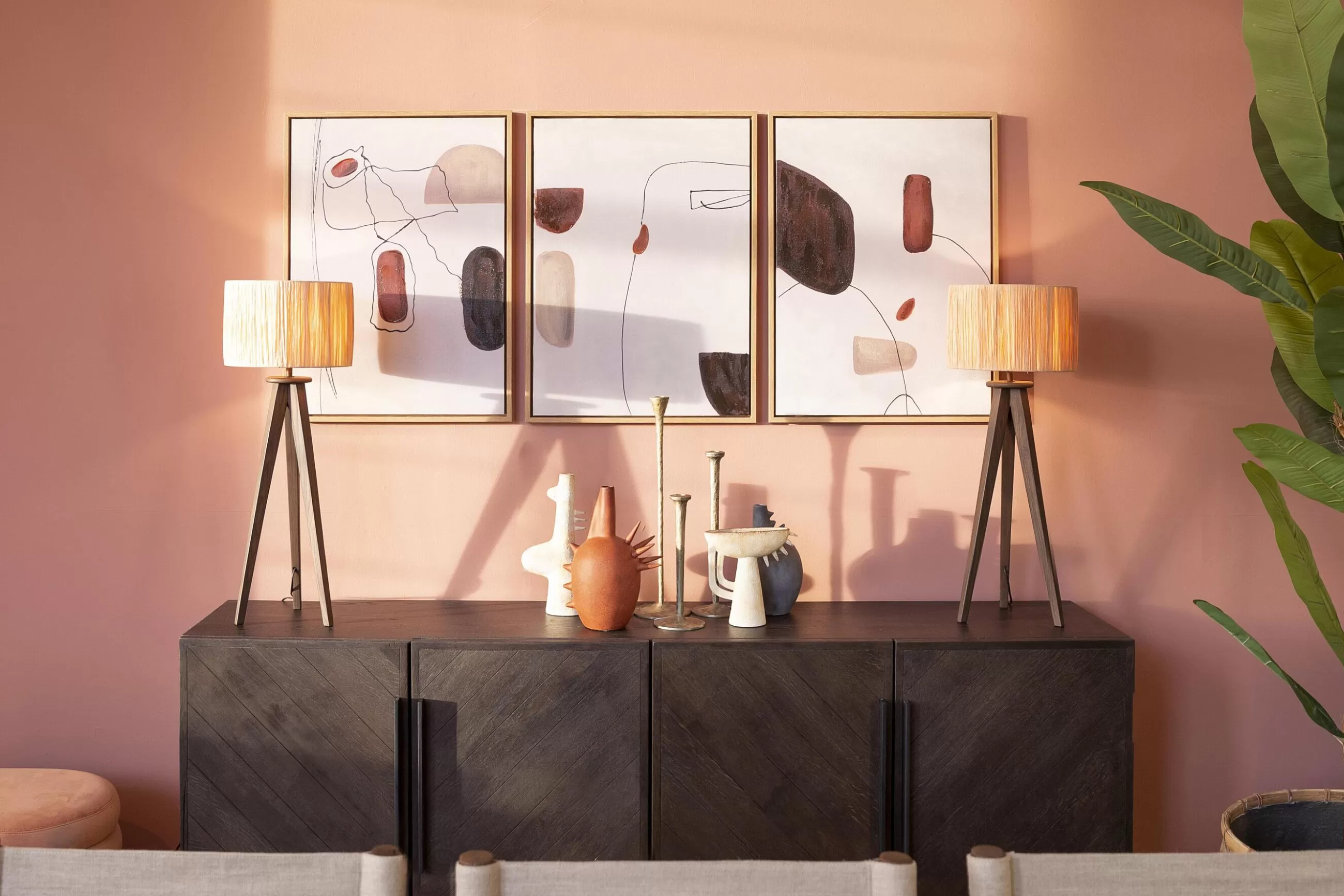 Flamant Caroa, Art Mural, Modele 3- Décoration