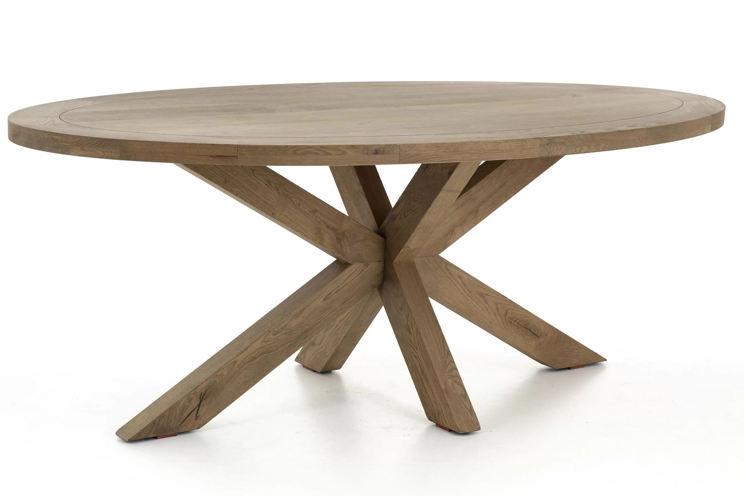 Flamant Forino, Table A Manger, Chene Patine, 210 Cm, Modele 2- Tables A Manger
