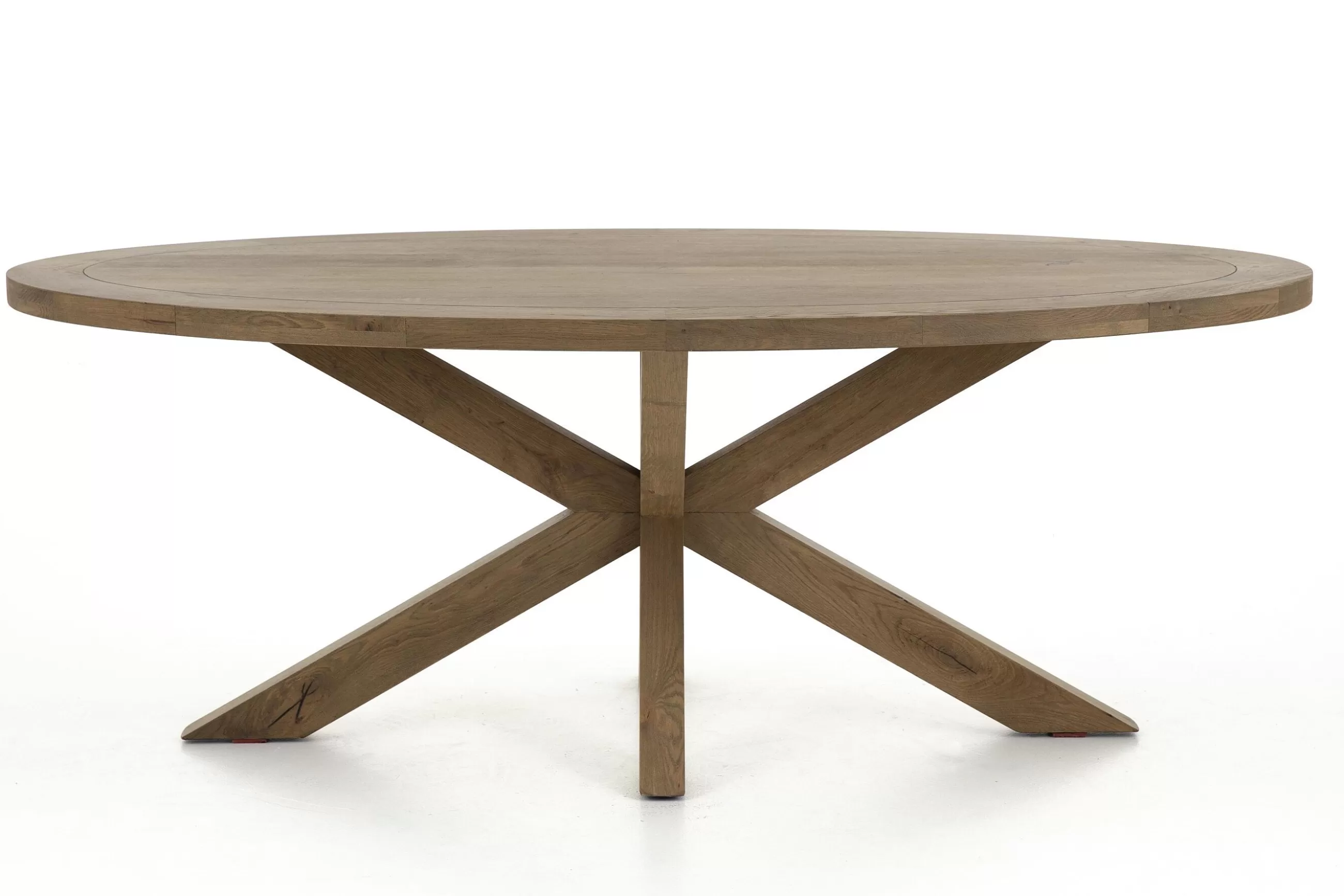 Flamant Forino, Table A Manger, Chene Patine, 210 Cm, Modele 2- Tables A Manger