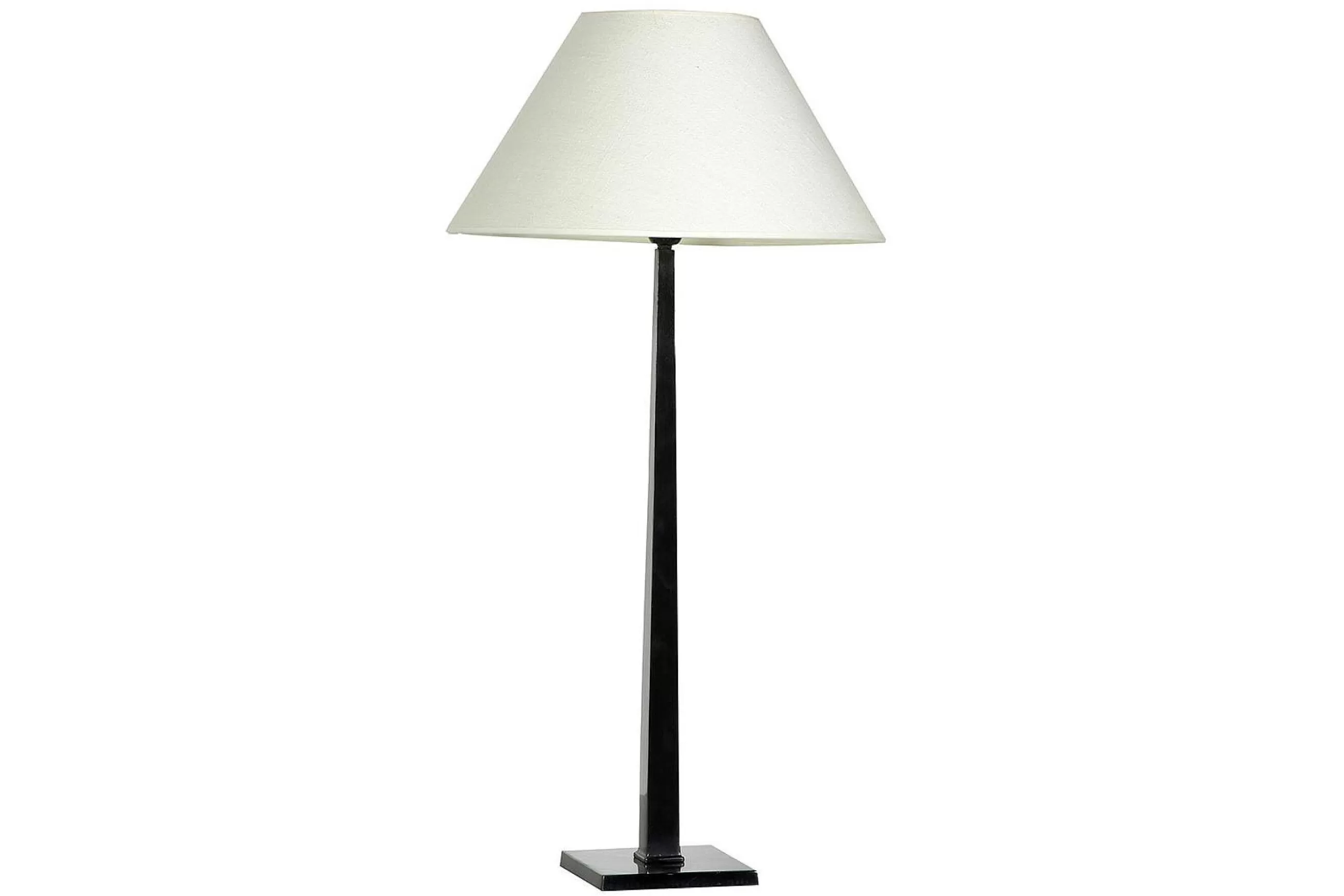 Flamant Gordes, Lampe A Poser, Noir, Aluminium, H 78 Cm- Eclairage