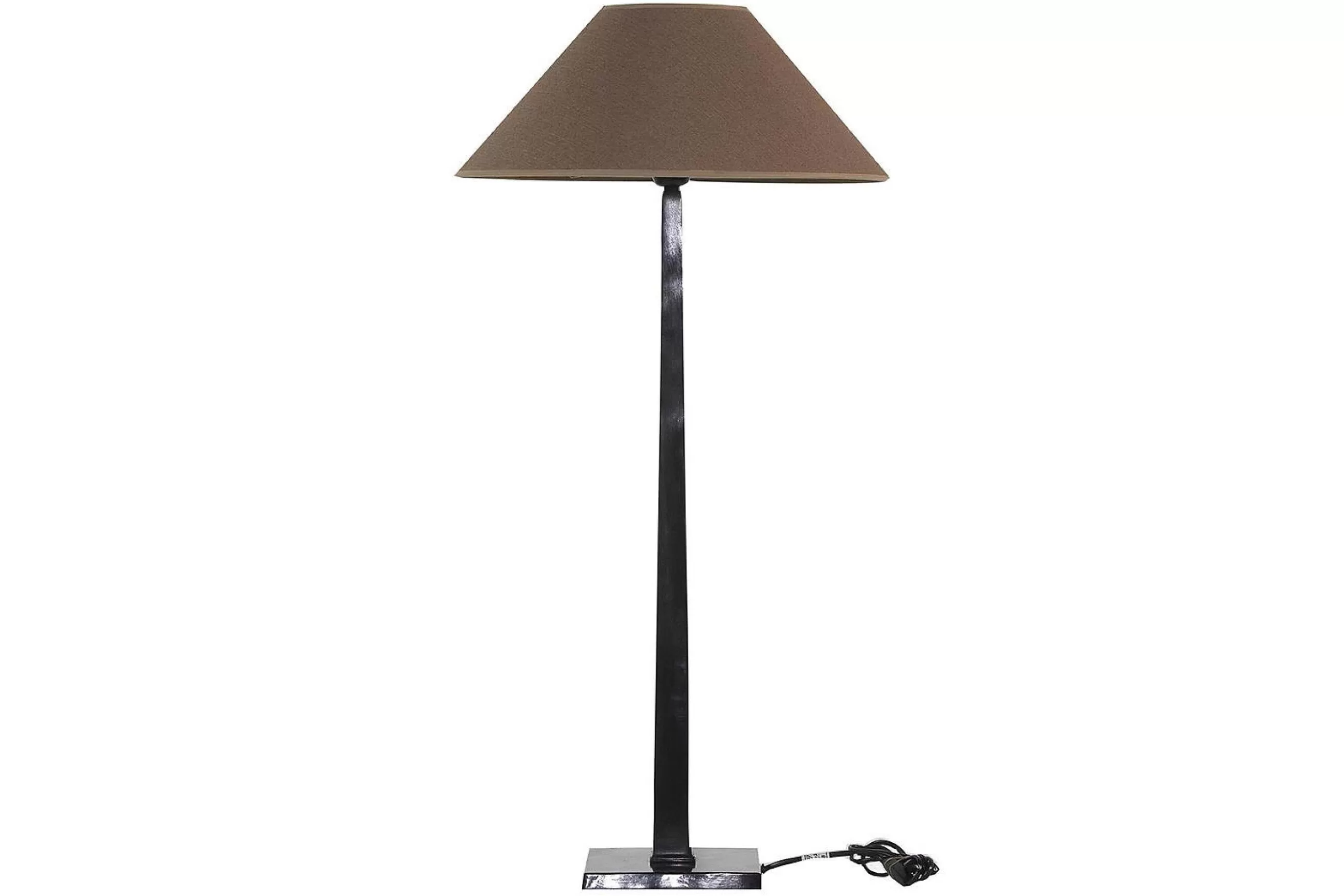 Flamant Gordes, Lampe A Poser, Noir, Aluminium, H 78 Cm- Eclairage