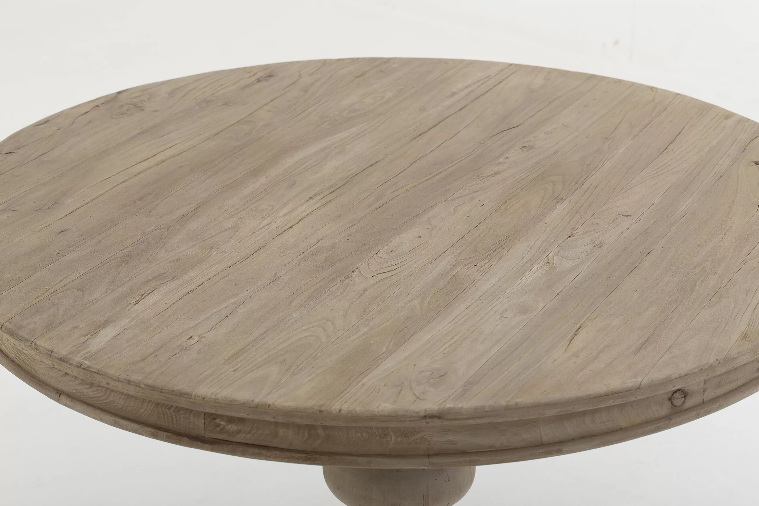 Flamant Milan, Table A Manger, Ronde, Bois Recycle, 120 Cm, Modele 2- Tables A Manger