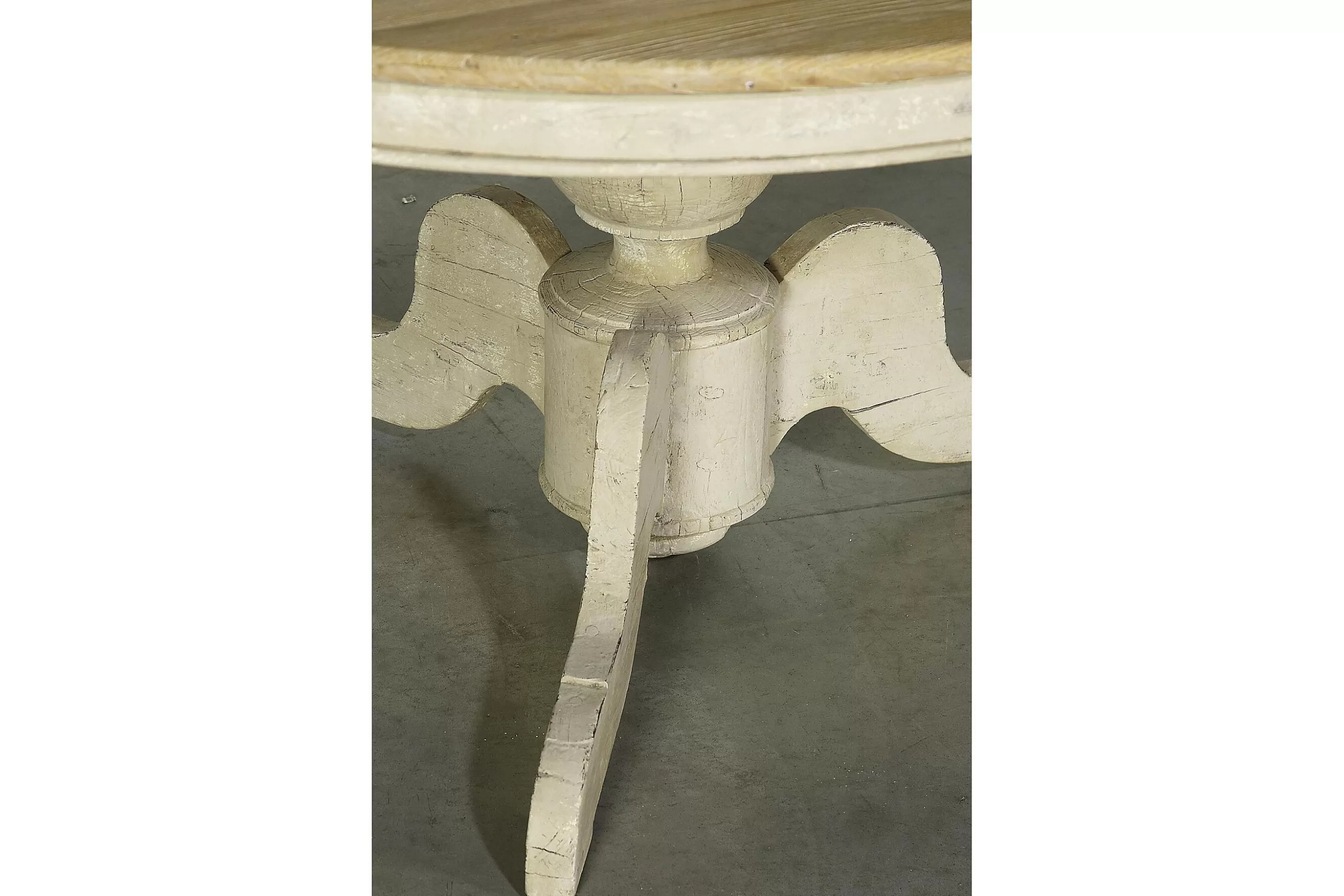 Flamant Milan, Table A Manger, Ronde, Bois Recycle, 140 Cm, Modele 1- Tables A Manger