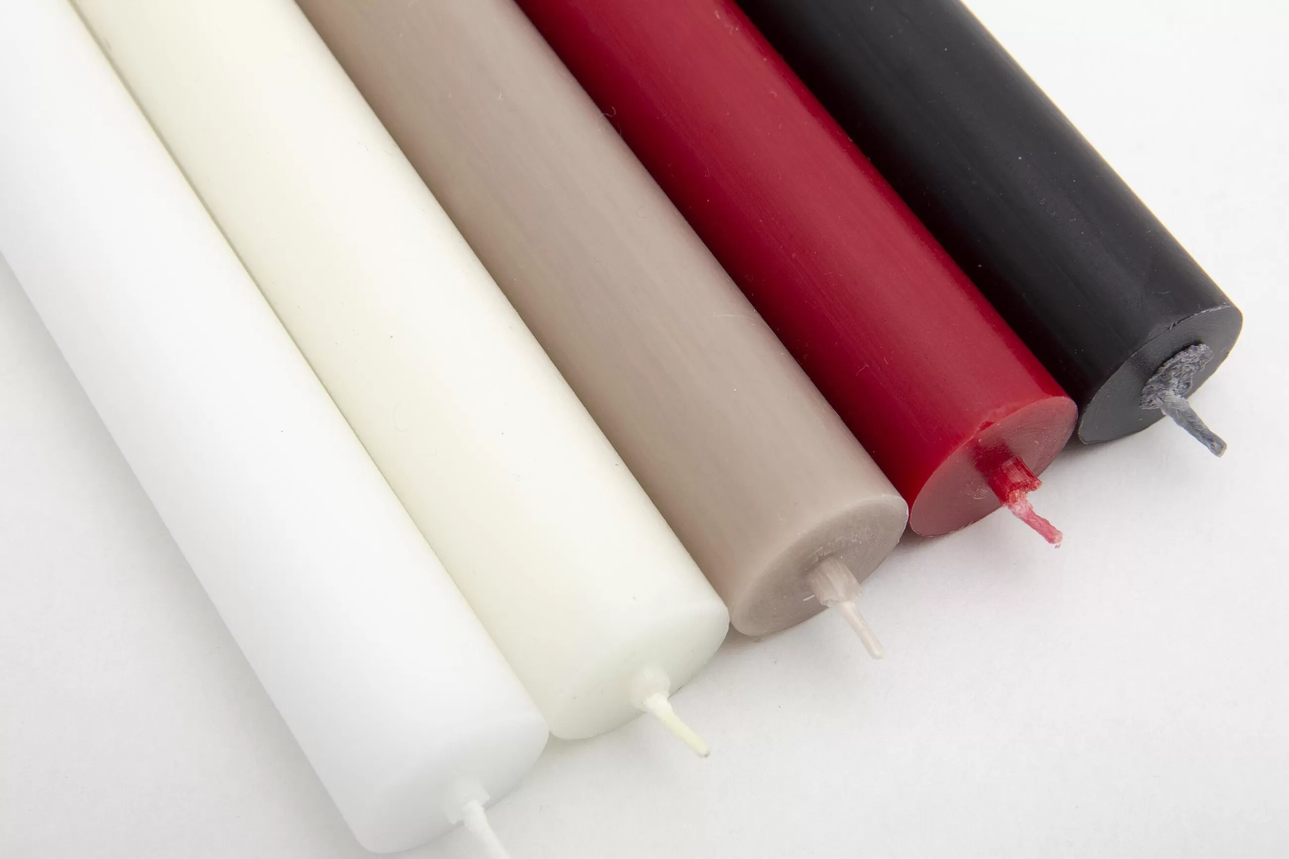 Flamant Nell, Bougie De Table, Couleur Rouge, Lot De 4- Décoration