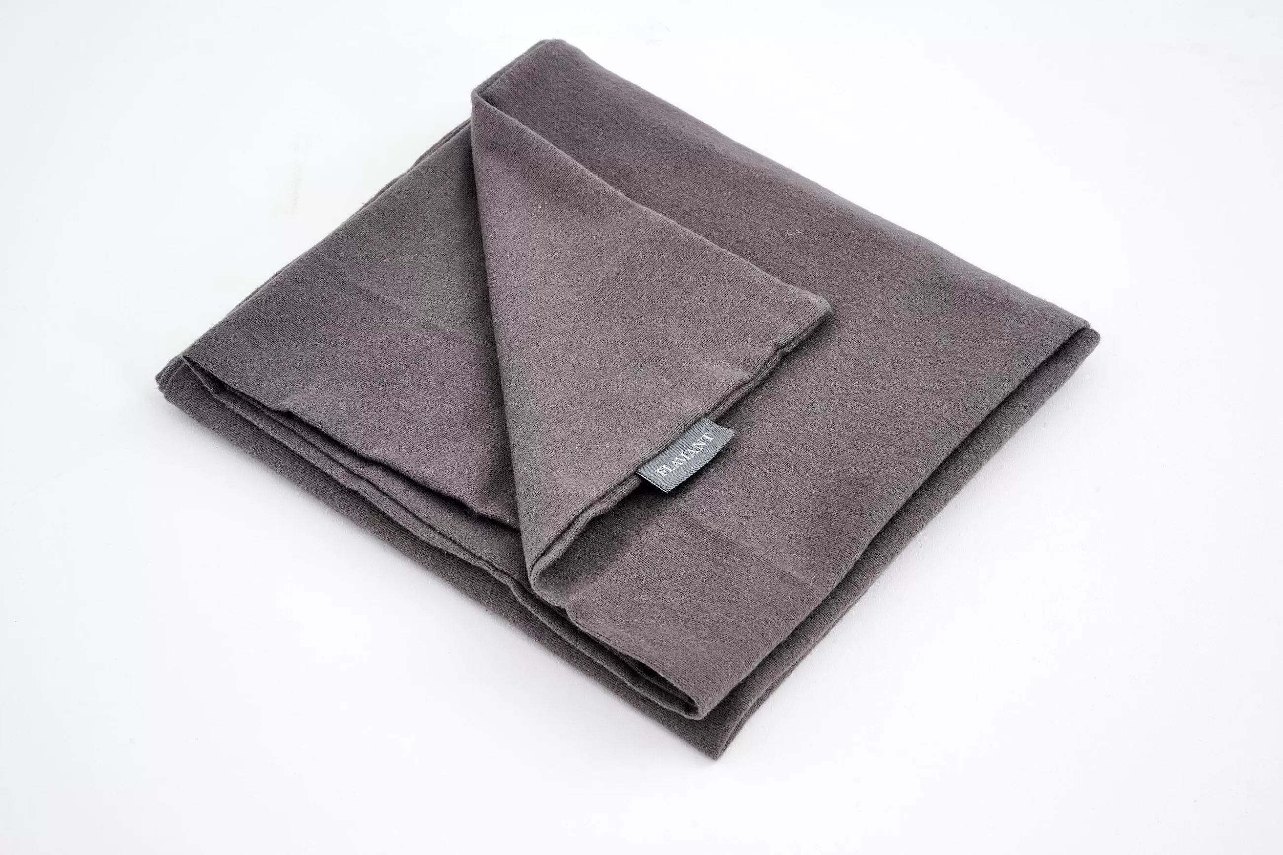 Flamant Stefano, Taie D'Oreiller, Lot De 2, 65 X 65, Rayures Grises- Draps De Lit